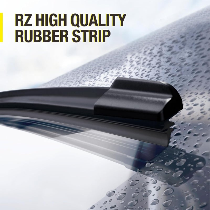5PLUS 3 Wipers 26"/16"/12" Replacement For Toyota RAV4 2022 2021 2020 2019,Mazda 5 2015-2006, 26 Inch+16 Inch Windshield Wiper Blades with 12 Inch Rear Wiper Blade - Image 5